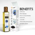 GO WOO 100% Pure black cumin carrier oil and weight loss 100 ML