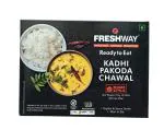 Freshway Kadhi Pakoda Chawal Combo Pack of 2, Instant Food Ready to eat Ready to Cook in 5-6 Minutes