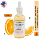 VITAMINS AND SEA BEAUTY Anti-Aging Toning Skin Serum for All Skin Types | Contains Dead Sea Minerals & Vitamin C for a Youthful Glow| 60 ML