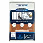 DESTINE Epoxy Grout for Tiles (20 Colours) Tile Grout Tile Joint Filler (100 Gram) (Alpine Blue)
