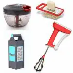 ODD M EVEN Quick and Handy Chopper, Blender, Cheese Greater, Greater Kitchen Tool Set