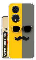 Case Club Multicolor Silicon Shock Proof Back Cover for OPPO Reno8T 5G, OPPO Reno 8T 5G