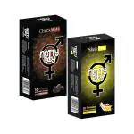 NottyBoy Ultra Thin Chocolate and Fruit Flavour Banana Flavour Condoms - 20 Pieces