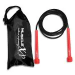MuscleXP Skipping Rope (Jumping Rope) for Men, Women & Children, Tangle Free Jumping Rope for Kids (Orange / Black)