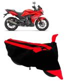 GANPRA Presents Hero Xtreme 200S Water Resistant - Dust Proof - Full Bike / Scooty Two Wheeler Body Cover (RED STRIPES)