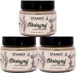 Stamio Pure Bhringraj Powder - 50 Gm Each (Pack Of 3)