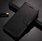 ERIT iPhone 4S Black Leather Shock Absorbent Flip Cover
