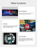 MANYCAST 360 Degree 4 Channel Dashboard Camera Full HD 12