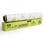 TDS PLUS WRAP 25 Meter Food Wrapping Butter Paper (Brown Print, Pack 1)