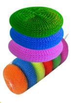 Tamsa Prime Nylon Scrubber( 12 pcs )| Plastic Bartan Juna Scrubber | Dishwasher| Scrubber/ juna/ utencils cleaning products/ scrub/ Nylon Scrubber/ Nylon Pot Scrubber/ Nylon Mesh Sponge/ Nylon Jhadu