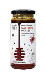 DR. TALAT'S Premium Kashmir 100% Pure and Unprocessed Original Kashmir Honey - 300 Gram (Saffron honey)