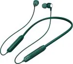 LANDMARK BH-137 GR Wireless Rechargeable Bluetooth Neckband with Mic & 36 Hours Play Time Bluetooth Headset (Green, In the Ear)