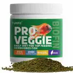 Tunai Pro Veg Fish Food for Cichlids and Top Feeding Herbivores Fish Food 100g