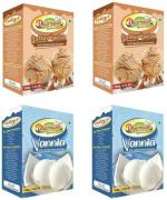 Dharmasut Butterscotch, Vanilla Instant Ice Cream Mix Powder, 100 G Each (Combo Of 4)