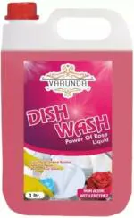 VARUNDA 1 LTR dish wash Liquid Detergent Dish Cleaning Gel Dish Cleaning Gel Dish Cleaning Gel Soap Liquid Kitchen Sink Cleaner Cleaning Dish Wash Liquid Soap Liquid Gel Cleaning (pink rose, 1 L)