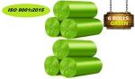 S Satisfyshop Garbage Bags Green color 19 x 21 inch for home Medium 13 L Garbage Bag (180Bag )
