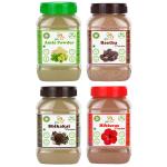 Glow Lush Herbal Hair Pack of Amla,Hibiscus,Shikaka,Retha Powder's(150gm Each)