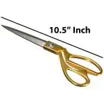 StealODeal Multicolor 10.5 Inch Right Handed Sharp And Premium Quality Scissors (Set Of 1)