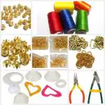 Craftlove Silk Thread Jewellery Making Materials Kit With Threads