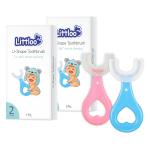 LITTLOO Baby U Shape Silicone Tooth Brush For Toddlers & Children-Pack Of 2