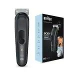 Braun BG3340 Body Groomer for Men, Grey and Black