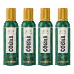 ST-JOHN Cobra Real Man Perfume Body Spray for Men up to 24 hours 100ml Each (Pack of 4)
