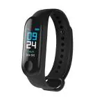 D & Y - CAREFLECTION | Black Smart Band Fitness Tracker Watch Heart Rate With Activity Body Functions