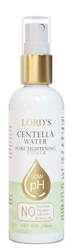 Lord's Homeopathic Laboratory Private Limited Centella water Pore Tightening Toner No Sulphate Paraben korean glow skin 100ml