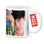 Mug Morning BTS JHope Mug BTS JHope Coffee Mug JHope Cup JHope Merchandise J Hope Hand Covering One Eye