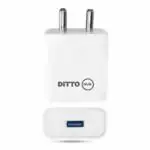 Ditto Hub 2 A Mobile Charger (CABLE NOT INCLUDED, Used for all IPHONE and ANDROID Mobiles)