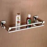 Abyss Stainless Steel Wall Mount Bathroom Kitchen Shelf Square (15 Inches) Shelf shelf for bathroom shelves stainless steel shelf corner shelf