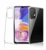 Golden Sand for Samsung Galaxy A23 4G Case - Ice Crystal Hybrid, Yellow Resistant Coating, Shockproof Back Cover, Transparent PC Military Grade TPU, Crystal Clear