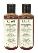 Khadi Herbal Sandalwood and Honey Herbal Body Wash, 210ml (Pack of 2)