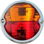 Apsmotiv Multicolor Rear Tail Lights Black Body Lens Red Amber Suitable For Massey Ferguson Tractors Car Reflector Light
