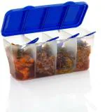 DDecora Plastic Grocery Container - 1500 ml (Blue)