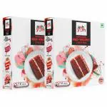 Aah Yum 250 g Eggless Red Velvet Cake Mix (Pack of 2) |2x 250gm|