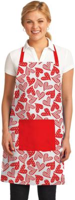Akhvi AV-AP-36 Multicolor Printed Cotton Home Use Apron (Single Piece, Free Size)