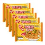 WANG RAMEN Korean Style Spicy Instant Noodles, (80 g x Pack of 5)