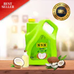 1 NSN Premium coconut oil,100% Pure Edible Coconut Oil ,Nariyal tel,Multipurpose oil,Preservative free , Oil Pulling ,Chemical free ,SLS & Paraben free - 5 LITRE CAN