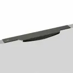 LAPO 12 inch Kitchen ,Drawer ,Cabinet and Wardrobe Pull Handle (Black Finish,Pack of 1)P-003