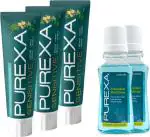 Purexa Sensitive Herbal Toothpaste And Antioxidant Mouthrinse (Pack of 5)