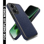 SYOTT Protective COLOR Pure Leather Back Cover For Oneplus Nord 3 5G | Shield Your Device with Style | Blue