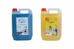 GASOLINE Home Care Washing machine liquid detergent Blue + Dish Washing liquid Yellow (5+5 ltr)