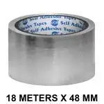 VCR Aluminium Foil Tape - Silver Tape - 18 Meters in Length 48mm / 2