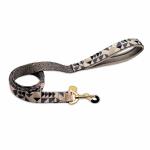 Glucklich Elegance Printed Pet Leashes with Gold Plated Metal Hook (XS, Ohio)
