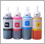 INK POINT Refill HP Printer Cartridges HP 802, 805, 678, 680, 803, 682, 46, 818, 685, 46, 21, 22, 901, 27 Multicolor Ink Bottle pack of 4