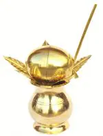 Real Craft Gold Brass Mangal Kalash For Pooja Ghar,Home Decor