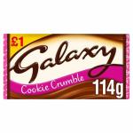 Galaxy Cookie Crumble Chocolate Bar Vegan