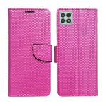 A D Enterprises Net Pink Flip Cover for Samsung A22 5G | Magnetic Case | Shock Absorbent | Flip Cover Samsung A22 5G
