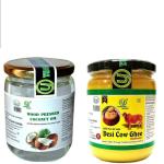 Yugmantra Organic Foods Pure Natural A2 Milk Shudh Desi Sahiwal Cows Ghee 500 ml Combo Pack